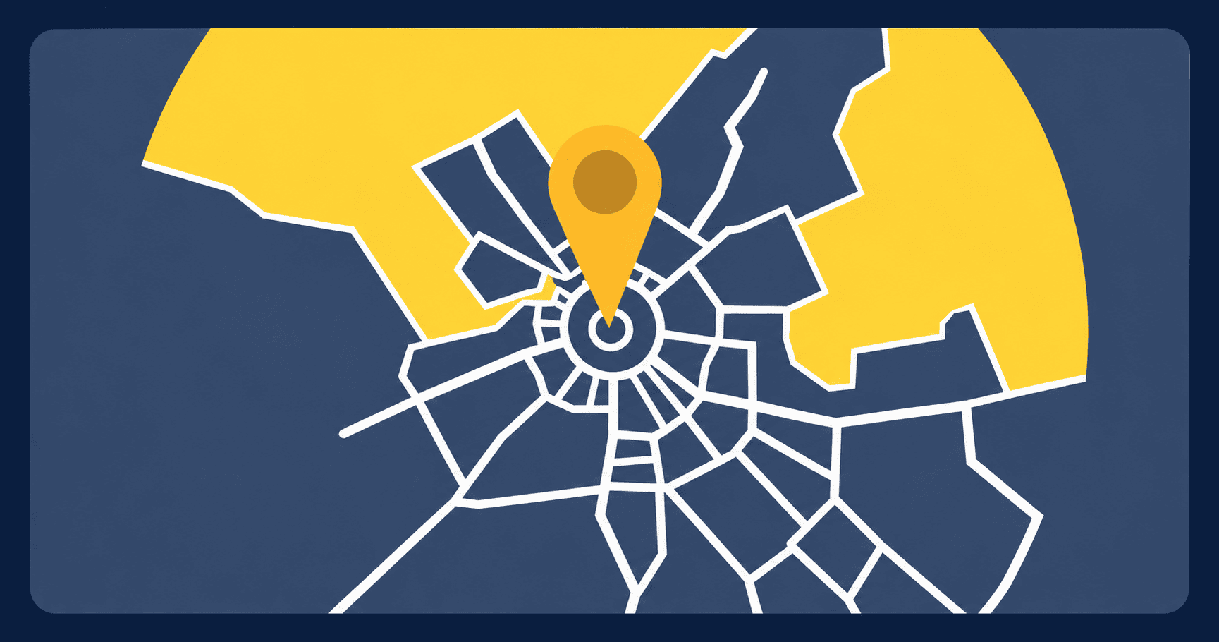 Stylized map showing Salman Movers' coverage zone across Al Khobar and the Eastern Province